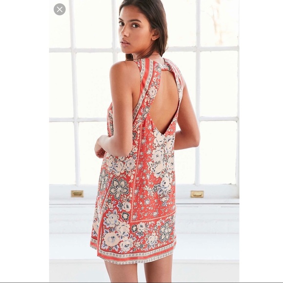 UO Ecoté Guinevere Open Back Frock Dress - Picture 4 of 7